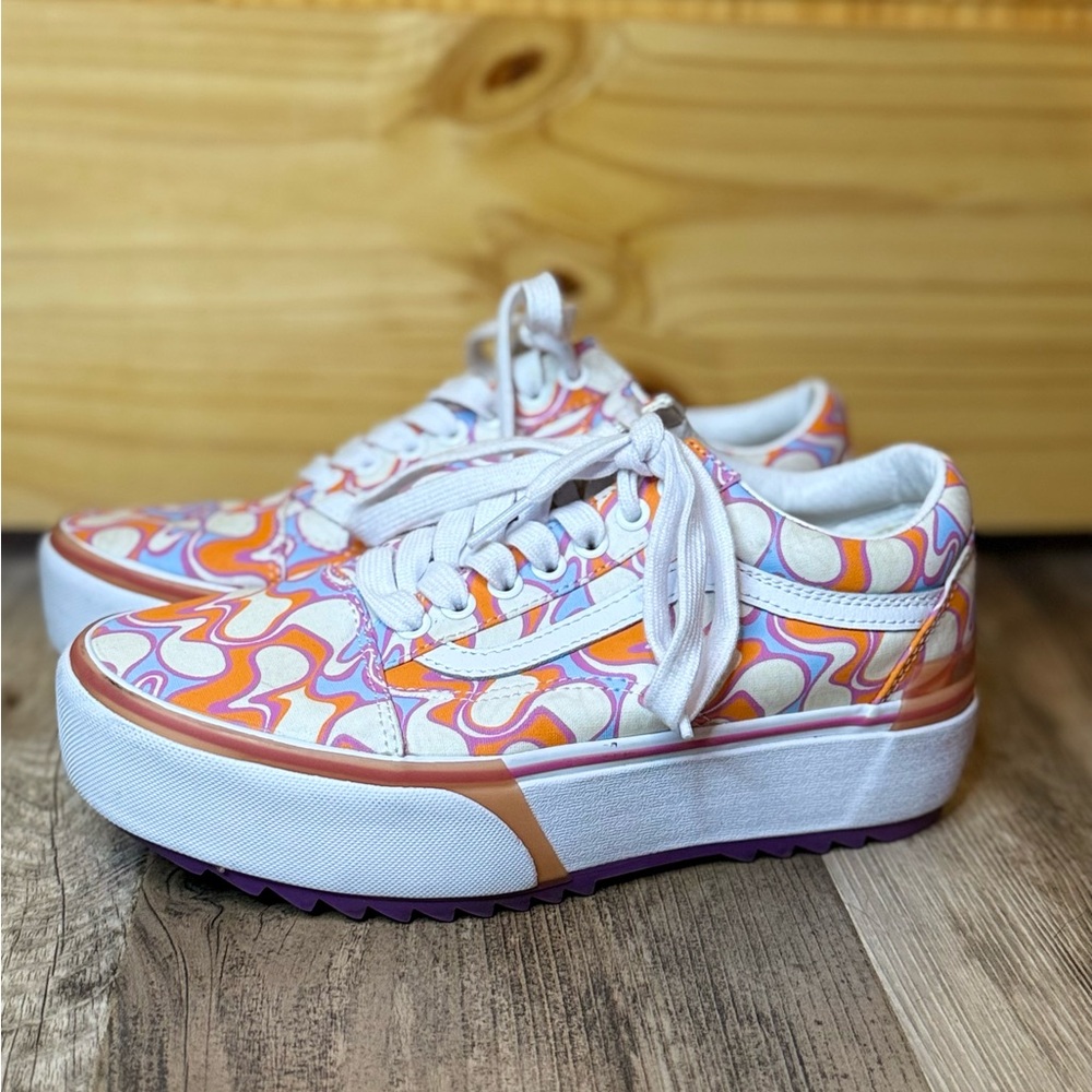 VANS Old Skool Stacked UV Ink
Peace Platform Shoes